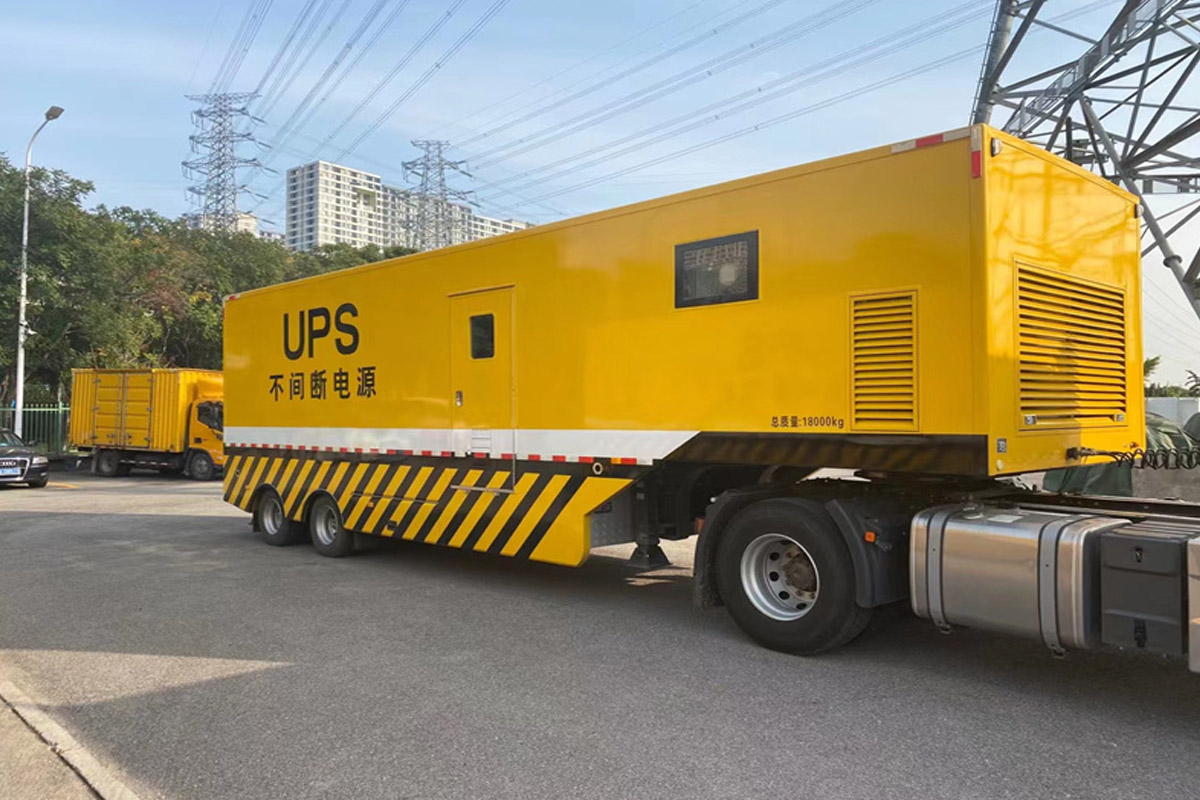 西丰发电机租赁施工现场